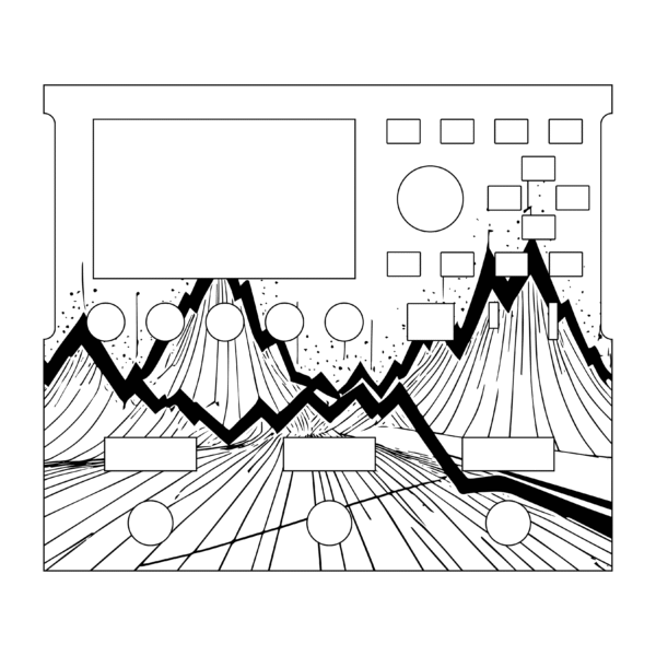FM3 acrylic screen protector engraved with black mountain