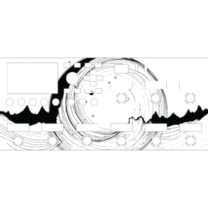 FM9 acrylic screen protector with custom design engrave cyclone mountain