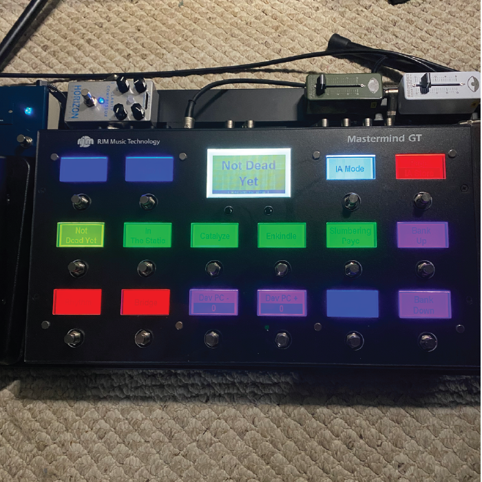 RJM Music Mastermind GT16 screen protector